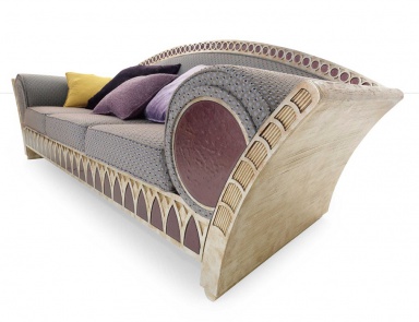Sofa Dreibettzimmer mit Dekor aus Leder, Elledue