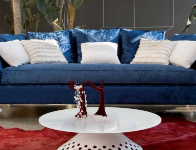 Tisch mit Glasplatte Tresor, Moda