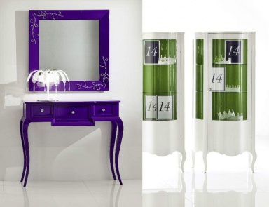 Wandspiegel quadratische W-Mir Vanity, Moda (Möbel Glamour für das Badezimmer)