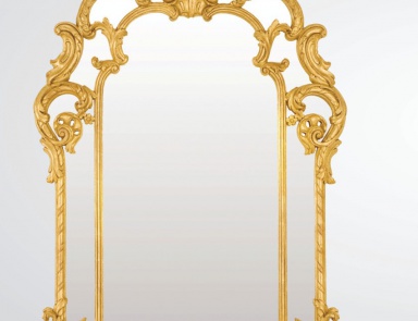 Wandspiegel mit geschnitztem Rahmen, Chelini (Garderoben Barock, Rokoko)