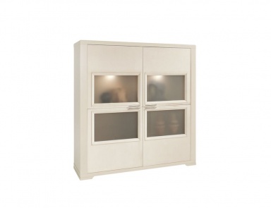 Schrank - Vitrine mit Innenbeleuchtung Eleganza, Selva (Schrank für Geschirr)