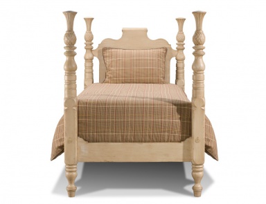 Übernachtung traditionelle Classic Cherry, Harden (Rattan Bett, Wicker)