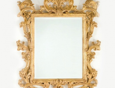 Wandspiegel aus Massivholz, Chelini (Garderoben Barock, Rokoko)