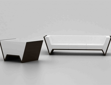 Sofa Dreibettzimmer von Wenge, Morelato