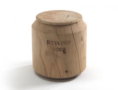 Hocker aus massivem Zedernholz Cola, Riva 1920