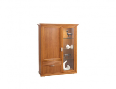 Schrank-Vitrine mit Innenbeleuchtung Luna, Selva
