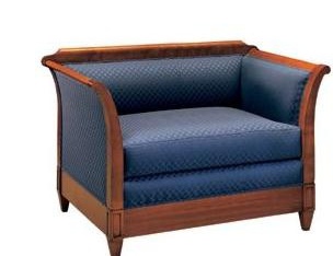 Schlafsessel auf Holzrahmen Poltrona Letto Direttorio, Morelato