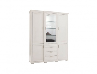 Sideboard mit Schubladen aus massivem Lindenholz Luna, Selva