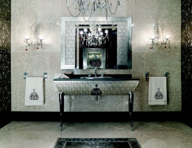 Badezimmer (Suite Bad) aus Holz und Stahl Saraya, Elledue