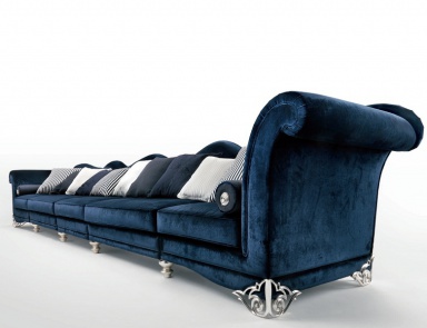 Sofa Schnitts aus Massivholz, Elledue (glamorous Polstermöbel)
