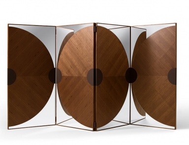 Abdeckung aus Holz Ping, Giorgetti (die Schirmwand)