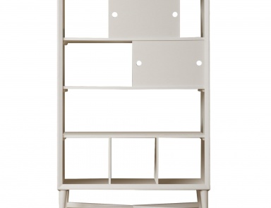 Schrank für Bücher, Mid Century, DwellStudio