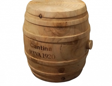 Hocker in Form eines Fasses Botte, Riva 1920