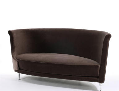 Sofa Zweisitzer Newtone, Moroso (halbrunde Sofa rund)