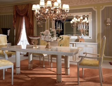 Esszimmer (Garnitur für das Esszimmer aus Massivholz Magna Plus, Turri