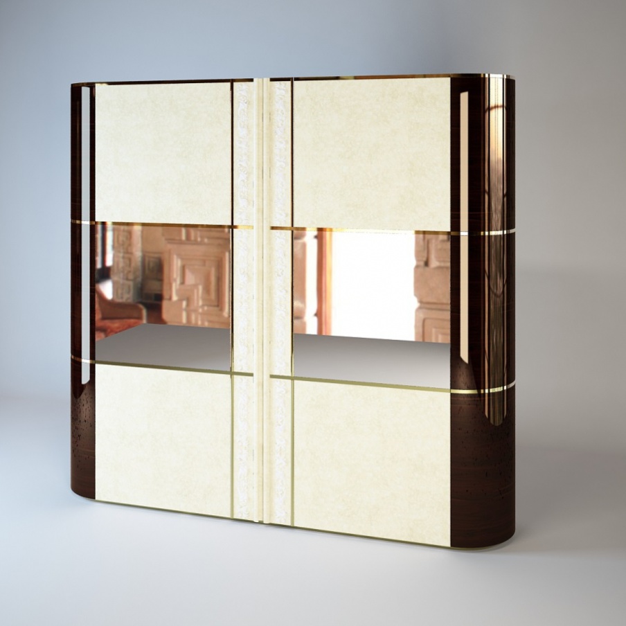 Schrank aus Holz-Couture, Turri