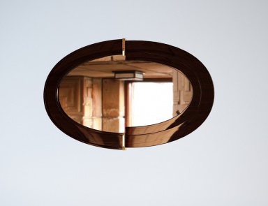 Wandspiegel im Rahmen aus Holz-Couture, Turri