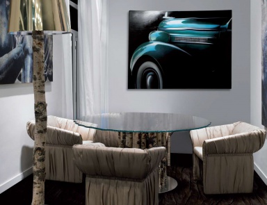 Tisch mit Runder Tischplatte Chamonix, Ipe Cavalli