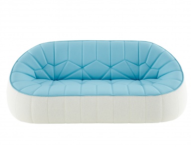 Dreibettzimmer Sofa in der Textil-Polsterung OTTOMAN, Ligne Roset