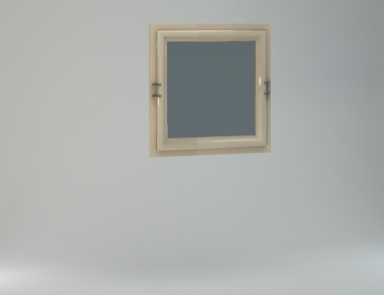 Spiegel in einem Rahmen aus Holz Pegaso, Turri (Badezimmer Art Deco (Art Deco))