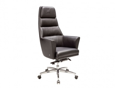 Stuhl Leder Büro Panama, Smania