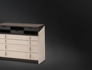 Kommode-Büro Gentleman aus Naturholz, Flou