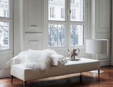 Sitzbank mit weicher Polsterung Filemone, Maxalto (Bett bench)