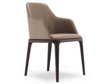 Sessel mit Rahmen aus Nussbaum Grace, Poliform