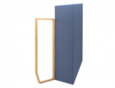 Bildschirm mit Rahmen aus Naturholz ALFRED, Ligne Roset (die Schirmwand)