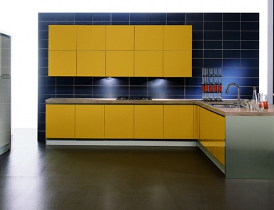 Küche (Garnitur für die Küche) Aster Cucine, Contempora, Laccato