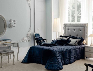 Headsets für das Schlafzimmer in der Textil-Polsterung, Savio Firmino