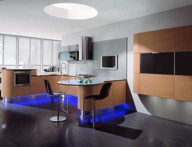 Küche (Garnitur für die Küche) Aster Cucine, Domina, Rovere