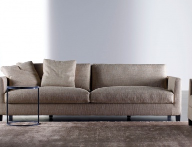 Sofa Zweisitzer Bisset, Meridiani (Designermöbel für das Büro)
