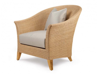 Stuhl aus Naturholz Rotin, Christopher Guy (Harrison & Gil) (Rattan, Korbstuhl)