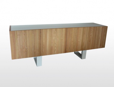 Kommode mit topom und Beine aus Edelstahl-Design, MOD'ART...