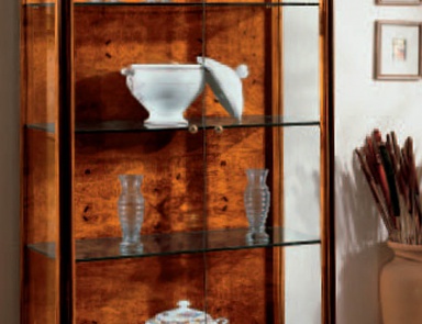 Vitrine aus Massivholz, Armando Rho (Möbel für das Badezimmer ein Klassiker, Italien)