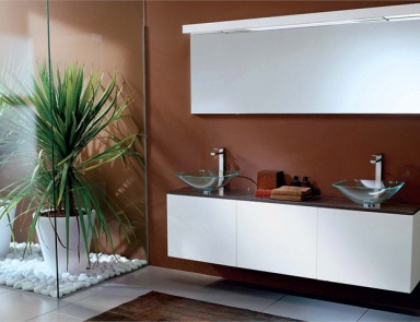 Badewanne aus wasserbeständiger Spanplatte Casual C1, Pedini (Schrank Kommode für Bad, Italien)