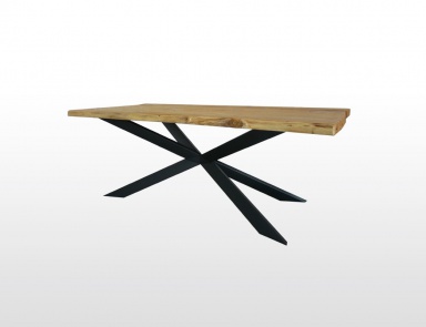 Esstisch mit Tischplatte aus Massivholz Design, MOD'ART...