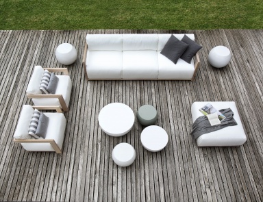 Sofa Dreibettzimmer Cloud, Meridiani