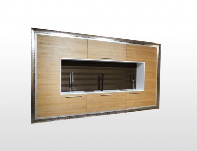 Schrank Küche in einem dekorativen Stahlrahmen Design, MOD'ART...