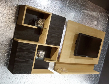 Regal Wand mit Nische für TV-Design, MOD'ART...