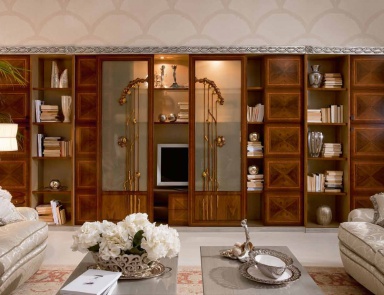 Modulares System für Wohnzimmer Liberty, Medea