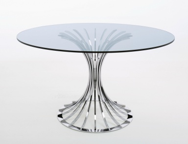 Esstisch aus Stahl und Glas Bellafonte, MisuraEmme