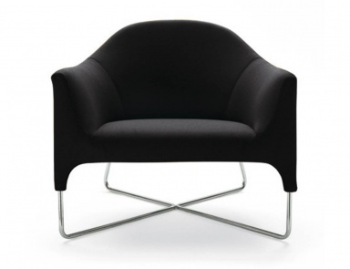Sessel auf крестообразном Basis mit einem Sitzkissen, Bali (armchair) - Poliform
