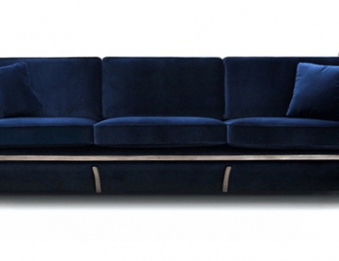Sofa Dreibettzimmer Versailles Gray Fabric, Boca Do Lobo