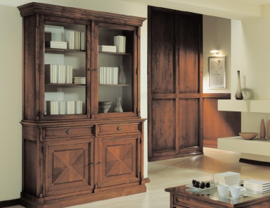 Sideboard mit Rahmen aus Holz, Avenanti (Vitrine Sideboard für die Küche, Italien)