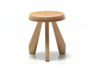Tabouret Meribel 523 auf einem Rahmen aus Holz, Cassina