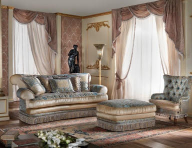 Wohnzimmer (Garnitur für das Wohnzimmer) Emerson, Epoque