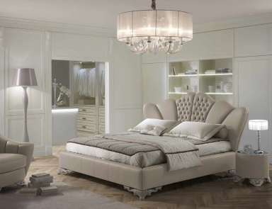 Für das Schlafzimmer eingerichtet auf einem Rahmen aus Holz Airone, Piermaria