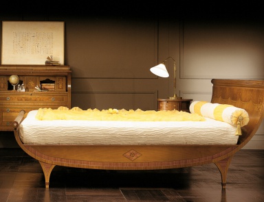 Bett aus massivem Holz L374, Carpanelli